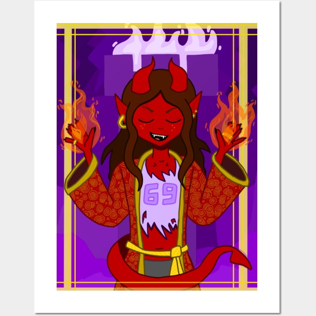 Mavrus Tarot Card Wall Art by Giraffengoggles